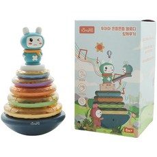 투마마 흔들흔들 멜로디 링끼우기 완구, 혼합색상, 1개 출산/유아동/완구/교구 반품 최저가 22,590원