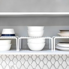 생활공식 2단 접시정리대 3p, 1세트, 화이트 주방용품/주방수납/정리 반품 최저가 11,640원