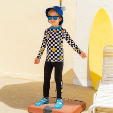 라라아망 남아용 스마일체크 래쉬가드 상하의 세트 출산/유아동/유아동패션 반품 최저가 18,720원