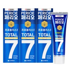 페리오 토탈7프로 오리지널 어드밴스 치약, 120g, 3개 생활용품/구강/면도 반품 최저가 5,660원