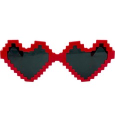 미미파티 인싸템 파티 안경, 레드하트픽셀, 1개 완구_취미/역할놀이 반품 최저가 3,180원
