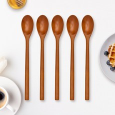 라온누리 자연애 옻칠 우드 티스푼 L, 혼합색상, 5개 주방용품/숟가락/티스푼 반품 최저가 10,400원