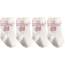 조이멀티 아동용 N골지 두줄 긴목 양말 4족 세트 패션의류/잡화/유아동패션 반품 최저가 4,470원