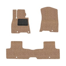 순수 확장형 코일 카매트 3종 세트 HE-108, 현대 GV80 6인승 (2021.11~), 베이지 + 브라운 자동차용품/인테리어 반품 최저가 13,360원