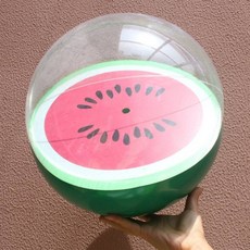 오월의우리 3D 수박 비치볼, 30cm, 혼합색상 완구/취미/물놀이/계절완구 반품 최저가 4,240원
