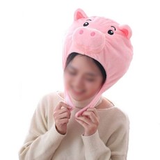 젊은이마켓 캐릭터 인형모자 돼지, 혼합색상, 1개 완구/취미/파티/마술도구 반품 최저가 6,510원