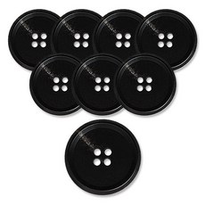 동대문단추왕 무광 코트 가디건 단추 멜버른 15mm, 블랙, 8개 홈인테리어/수예/수선 반품 최저가 3,800원