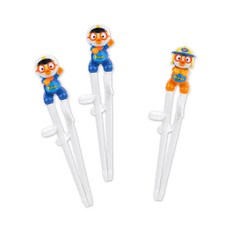 에디슨 경찰 앤 소방관 뽀로로 교정젓가락 1단계 오른손용, 경찰 +경찰 + 소방관, 3개 주방용품/수저/커트러리 반품 최저가 14,400원