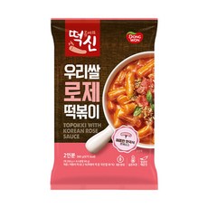 떡볶이의신 우리쌀 로제떡볶이 2인분, 360g, 1개 식품/반찬/간편식/대용식 반품 최저가 6,290원