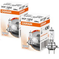 오스람 클래식 할로겐 램프, 2개, H7 자동차용품/차량관리/소모품 반품 최저가 4,550원