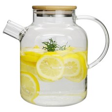 해피브루 내열유리 눈금 티포트, 혼합색상, 1.8L, 1개 주방용품/주전자/커피/티용품 반품 최저가 12,280원