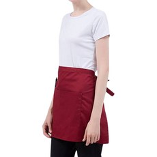 쉐프 앞치마 숏타입, 레드, 1개 undefined/undefined 반품 최저가 3,800원