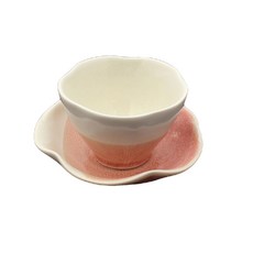 달소금 국산 도자기 꽃잎찻잔, 마블핑크, 1세트 주방용품/주전자/커피/티용품 반품 최저가 5,800원