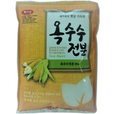 햇살나래 옥수수전분A, 1kg, 1개 식품/가루/조미료/오일 반품 최저가 6,540원