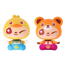 삼에스 맨켓 미니 노호혼 차량용 피규어 세트, 오리, 곰, 1개 자동차용품/인테리어 반품 최저가 7,150원