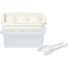 이지앤프리 크리스탈 아이스볼 6구 얼음트레이 + 얼음보관통 1.9L + 집게 세트, 화이트(트레이,집게), 투명(보관통), 1세트 주방용품/밀폐저장/도시락 반품 최저가 8,710원