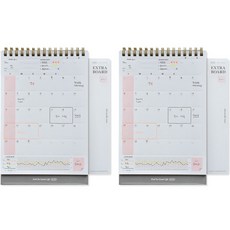 플레픽 큐브프레스 캘린더 만년형, 핑크, 2개 문구/오피스/다이어리/플래너 반품 최저가 11,620원