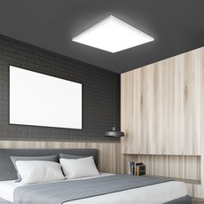 원하 초슬림 직하 평판 엣지 플리커프리 면조명 50W 540 x 540 mm, 화이트 홈인테리어/셀프인테리어 반품 최저가 18,900원