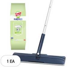 3M 올터치 더블액션 막대걸레 블루 대형+베이직 정전기 청소포 60매, 1세트 생활용품/세탁/청소용품 반품 최저가 31,210원