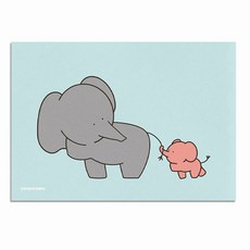 동물 포스터 코끼리 홈인테리어/그림/사진 반품 최저가 3,150원