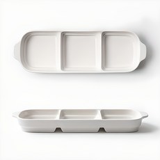 이지앤굿 3절 나눔찬기 그릇, 2개 주방용품/접시/플레이트 반품 최저가 22,760원