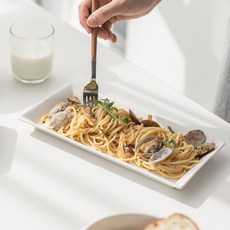 쓰임 마일드 직사각접시, 화이트, 2개 주방용품/그릇/홈세트 반품 최저가 17,830원