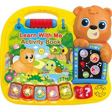 윈펀 아기곰 멜로디 학습 사운드북, 혼합색상, 1개 완구/취미/신생아/영아완구 반품 최저가 22,510원
