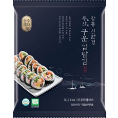 순수해작 친환경 구운 김밥김, 23g, 1개 식품/반찬/간편식/대용식 반품 최저가 3,500원