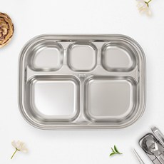 라온누리 웰메이드 올스텐 5구 어린이집 식판 사각 깊은형 주방용품/그릇/홈세트 반품 최저가 5,610원