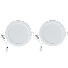 루시아 LED 디밍 매입등 15W 외경 175mm x 높이 30mm x 타공 140mm, 주광색, 2개 홈인테리어/조명/스탠드 반품 최저가 8,470원