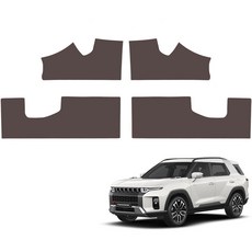 메이튼 토레스 스크래치 순정 컬러 가죽 SC 도어스텝 커버, 쌍용 토레스, 초코브라운 자동차용품/인테리어 반품 최저가 6,830원