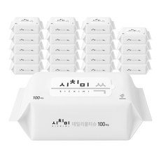 시치미 데일리 물티슈 리필형, 50g, 100매입, 20개 생활용품/화장지/물티슈 반품 최저가 19,010원