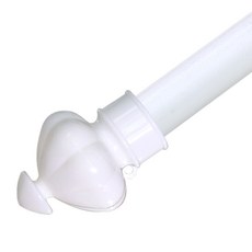 썬데코 25mm 커튼봉 왕관 + 조절브라켓 세트, 화이트 홈인테리어/커튼/블라인드 반품 최저가 6,800원