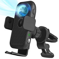 탐사 15W 듀얼코일 차량용 고속 무선 충전 거치대 송풍구 거치형 자동차용품/차량용 전자기기 반품 최저가 13,850원