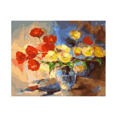 헬로페인팅 DIY 그림그리기 도면 키트 세트 어둠 속의 꽃, 혼합 색상, 1개 문구/오피스/미술/화방용품 반품 최저가 6,850원