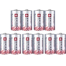 스위스밀리터리 알카라인 C형 특수건전지, 1개 생활용품/생활전기용품 반품 최저가 9,520원