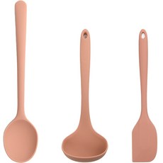 데일리라이크 봉봉 이유식 미니 조리도구 3종 세트, 미니 스파출러 + 미니 국자 + 멀티스푼(소), 더스티 로즈 주방용품/주방조리도구 반품 최저가 17,130원