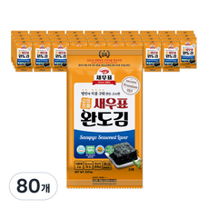 새우표 완도 도시락김, 2g, 80개 식품/반찬/간편식/대용식 반품 최저가 17,950원