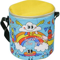 꼬품 선샤인 칠링 캠핑 소풍 보냉 맥주 쿨러백, 레인보우, 11.5L 주방용품/아이스박스/아이스팩 반품 최저가 4,540원