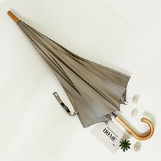 카르페디엠 손잡이 자동 장우산, 우드, 1개 스포츠/레저/골프 반품 최저가 10,710원