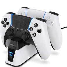 조이트론 PS5 듀얼센스 듀얼엣지 지능형 차저 충전 거치대, JTP5-201, 1개 완구_취미/콘솔/휴대용게임기 반품 최저가 23,370원