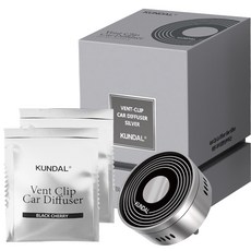 쿤달 클래식 무드 딥퍼퓸 차량용 클립형 방향제 실버, 1개, 블랙체리 생활용품/방향제 반품 최저가 13,850원