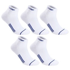 르까프 남성용 스포츠쿠션 앞라인 컴포트핏 발목양말 5켤레, 화이트 + 블루 스포츠/레저/기타스포츠 반품 최저가 13,430원