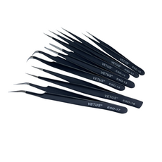 VETUS 프리미엄 트위져 스테인리스 정밀 핀셋 ESD-15, 블랙, 1개 뷰티/뷰티소품 반품 최저가 1,920원