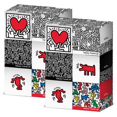 한예지 키스해링 오리지널 미용티슈 2겹, 230매, 12개 생활용품/화장지/물티슈 반품 최저가 11,060원