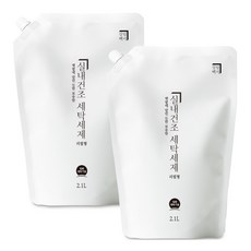 살림백서 실내건조 세탁세제 일반용 리필, 2개, 2.1L 생활용품/액체세제 반품 최저가 13,900원