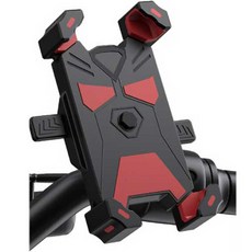 피어니스트 바이크용 휴대폰 거치대 A타입 핸들바형, 레드 자동차용품/오토바이용품 반품 최저가 4,190원