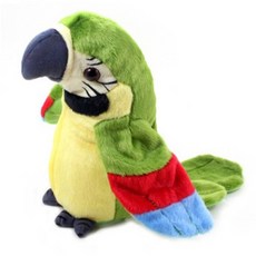 다다랜드 말하는 앵무새 작동동물인형, 22cm, 그린, 1개 undefined/undefined 반품 최저가 4,620원