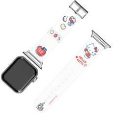 스토리너스 산리오 애플워치 스트랩 42 / 44 / 45 mm, 헬로키티 과일(화이트 + 레드), 1개 가전디지털/스마트워치/밴드 반품 최저가 14,100원