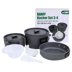 밴프 코펠 세트 3-4인용 CE521, 혼합색상, 1세트 스포츠_레저/캠핑전문관 반품 최저가 18,940원
